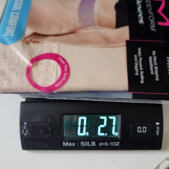 Maidenform Flexees Cool Comfort Womens Thong Shapewear 3XL Firm Control NUDE - Picture 7 of 7